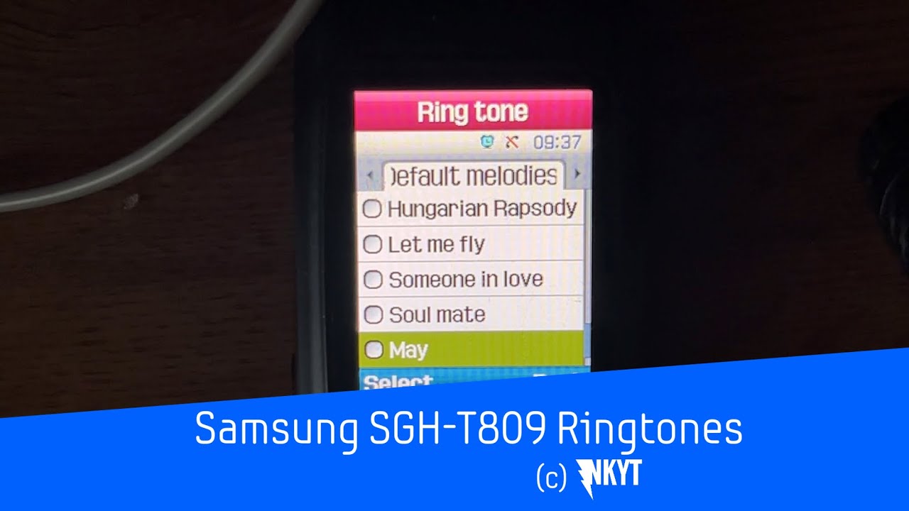 Samsung SGH-T809 Ringtones