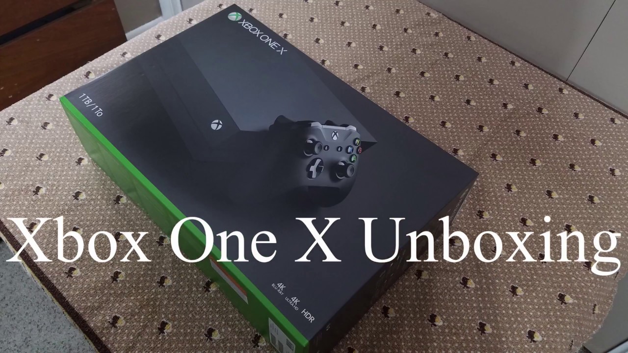 Xbox One X Unboxing