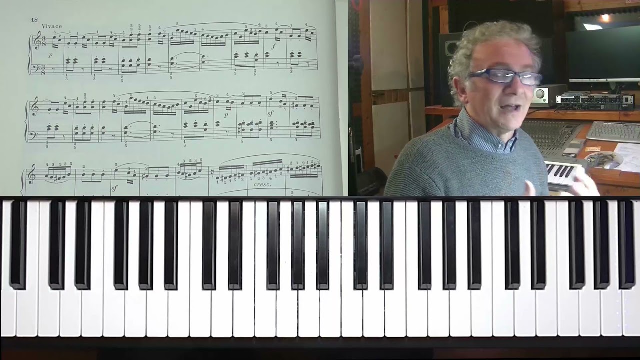 Lezioni di pianoforte - Cesi Marciano esercizio 22 - Seconda parte - Versione free Youtube