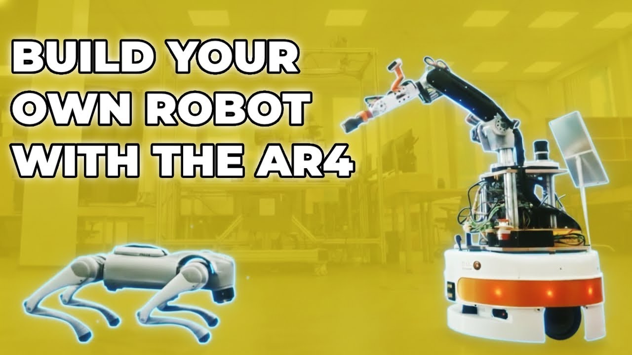 Build Your Own Industrial Robot, AR4 6-Axis Open-Source Arm - Low Cost, Python Programmable