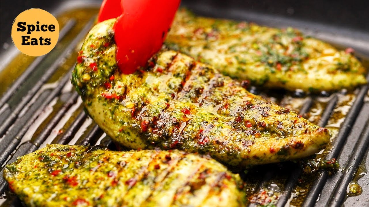 HERB GRILLED CHICKEN RECIPE | HEALTHY GRILLED CHICKEN RECIPE | EASY GRILLED CHICKEN RECIPE