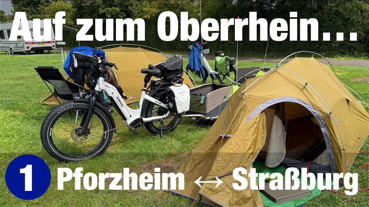 Von Pforzheim nach Straßburg und zurück in 5 Etappen! Etappe 1