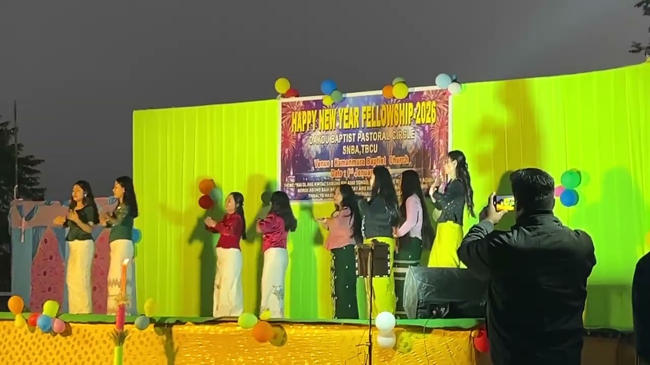 New year fellowship || NTBC || DBPC || Group dance 