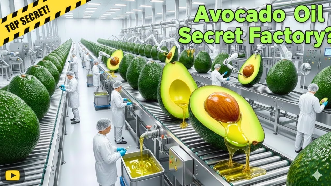 Inside the Largest Factory: How Fresh Avocados Become Premium Avocado Oil (Full Process)
