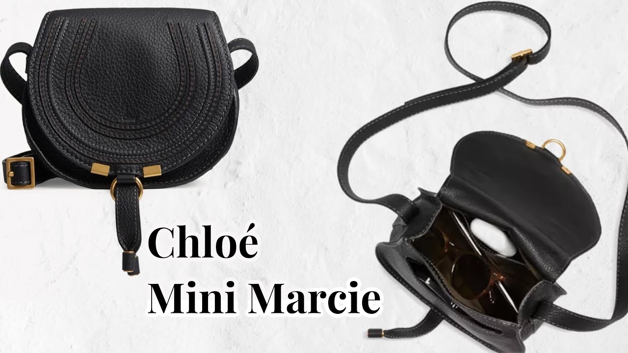 What's in my bag | Chloe mini Marcie crossbody bag