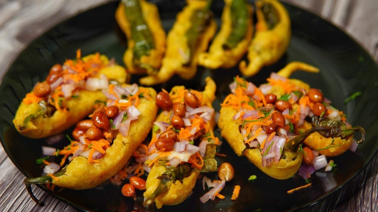 ಅಂಗಡಿ ರೀತಿ ಮಸಾಲೆ ಮಿರ್ಚಿ ಬಜ್ಜಿ ಮಾಡುವ ಸೀಕ್ರೆಟ್| Masala Mirchi bajji Recipe | Chilli bajji in kannada