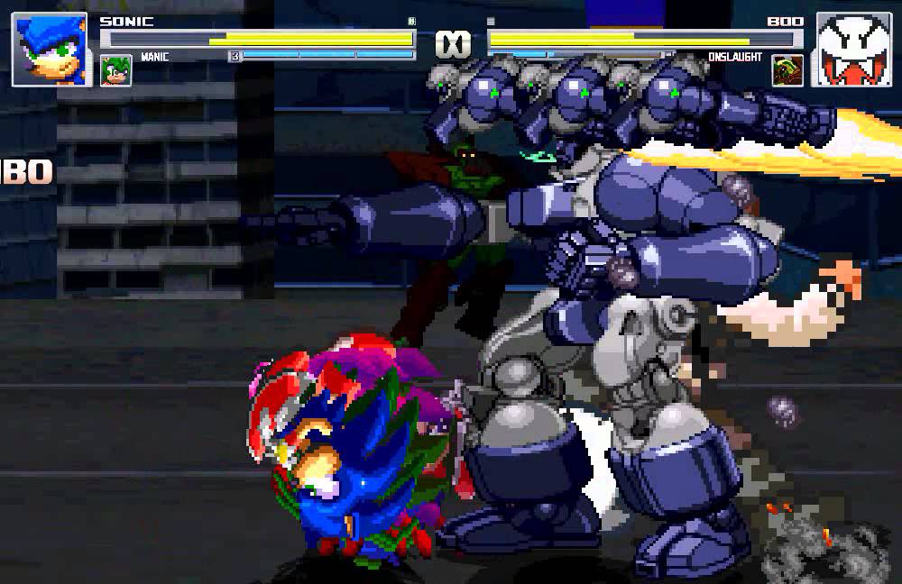 Mugen 1.0 Survival#1: Sonic Underground - Sonic(me), Manic(me), and Sonia(me)