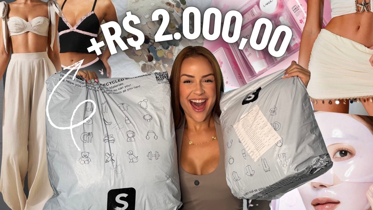 Essa foi minha MAIOR COMPRA DA SHEIN + de R$ 2.000,00 em roupas e produtos de beleza da Shein!!
