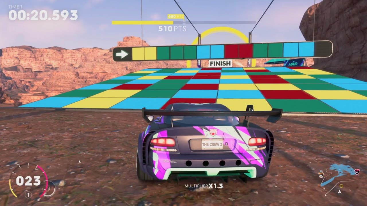The Crew 2 - 'Falling Tiles' MAD Skill