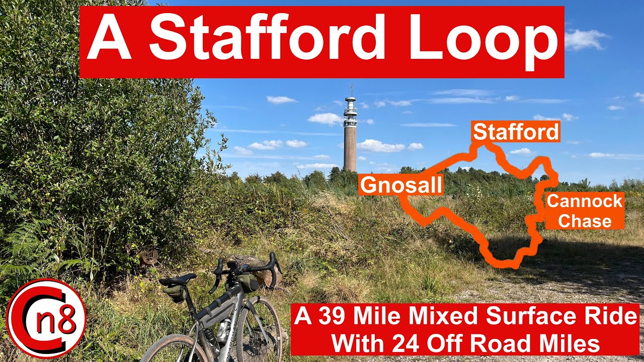 A Stafford CYCLING Loop - A 39 Mile Mixed Surface Ride