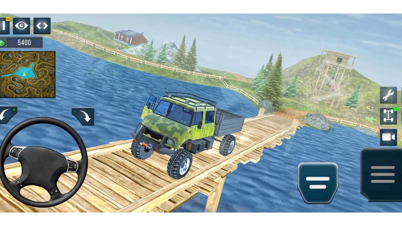 Offroad truck driving game| Truck driving simulator game #3 android gameplay 