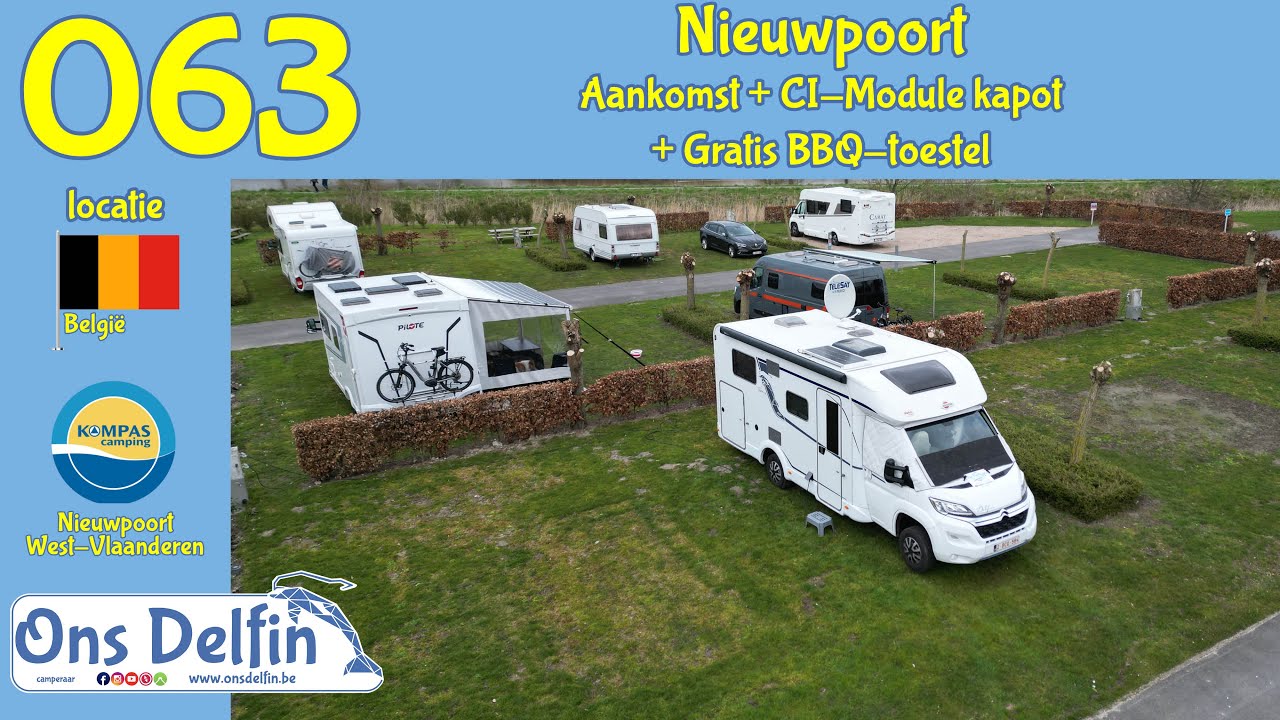 063 Nieuwpoort, CI-module kapot, gratis BBQ
