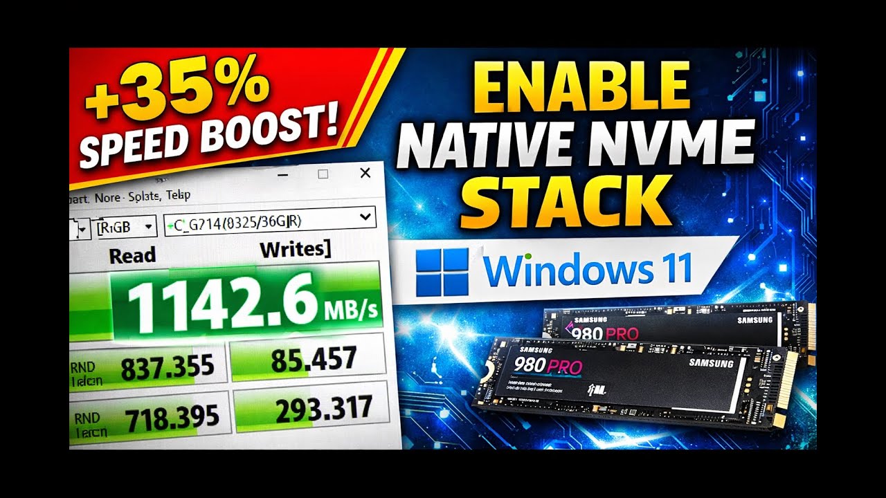 SSD Performance boost on Windows 11 &ndash; Step by Step + Real Benchmark
