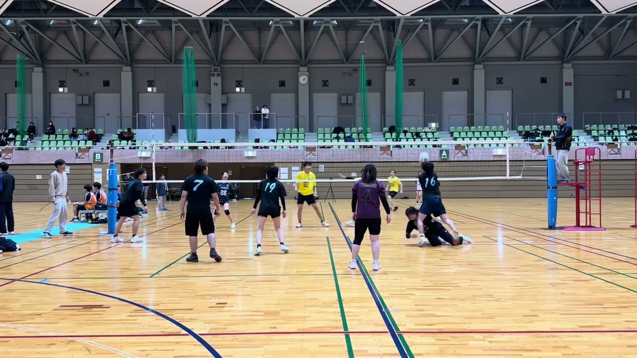 2026.01.18 秦野市混合6人制 VS HKB 第1セット