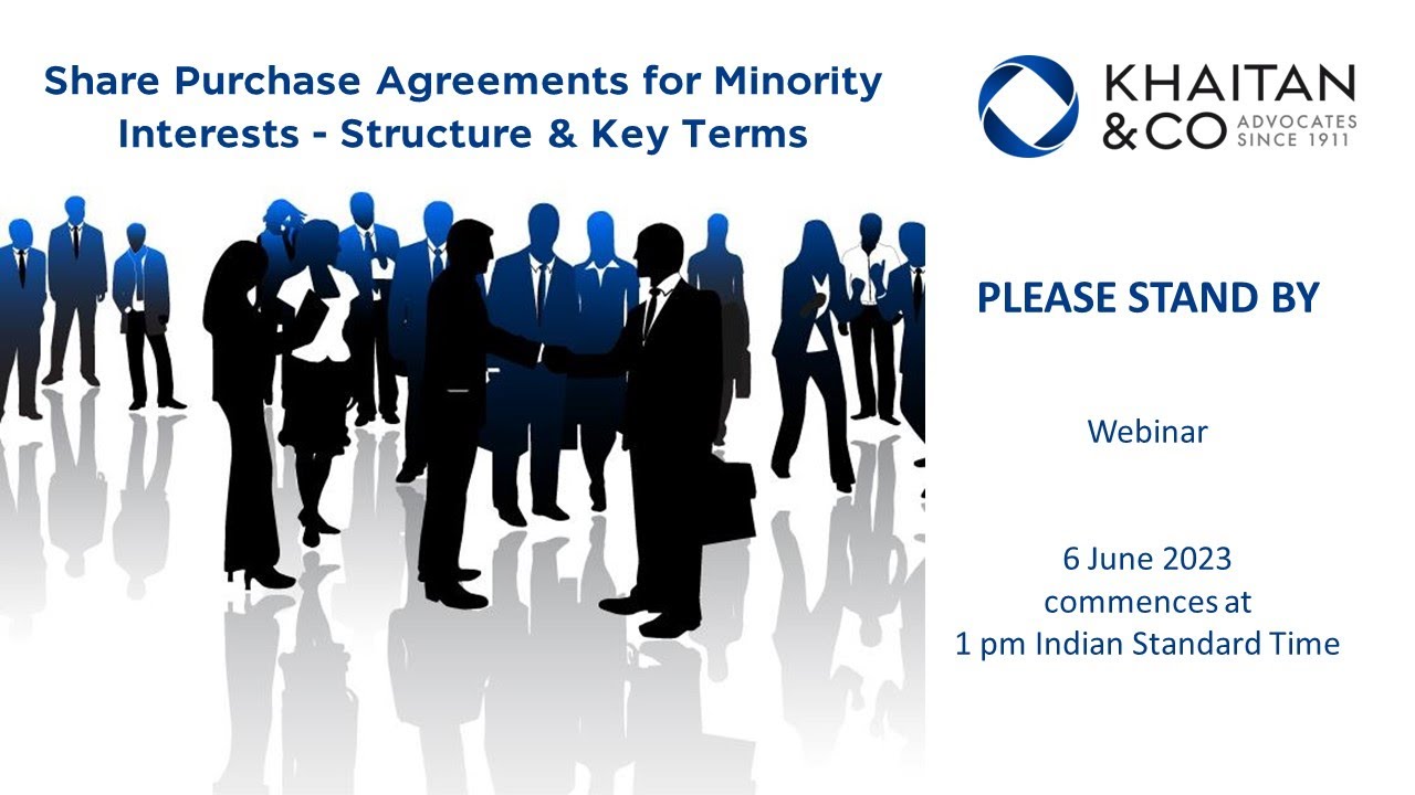 Share Purchase Agreements for Minority Interests   Structure & Key Terms