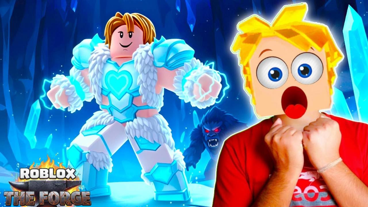 The NEW YETI ARMOR is BROKEN! (Roblox The Forge Raven Cave Update)