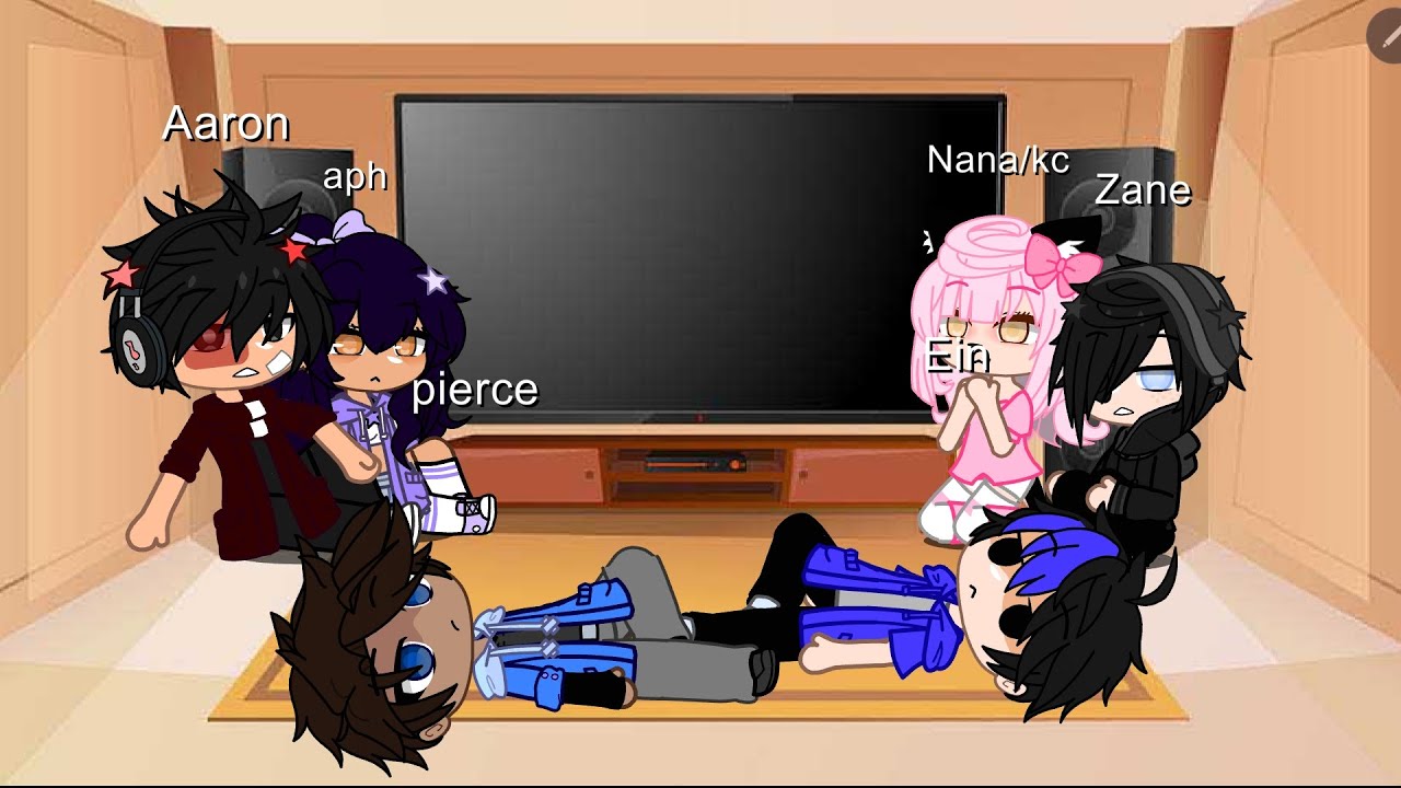 Aphmau and friends react! //Part two!// Enjoy! 💜🥥// #aphmaufan #aphmaucrew#aphmaureaction #gacha 🫶🧸💜