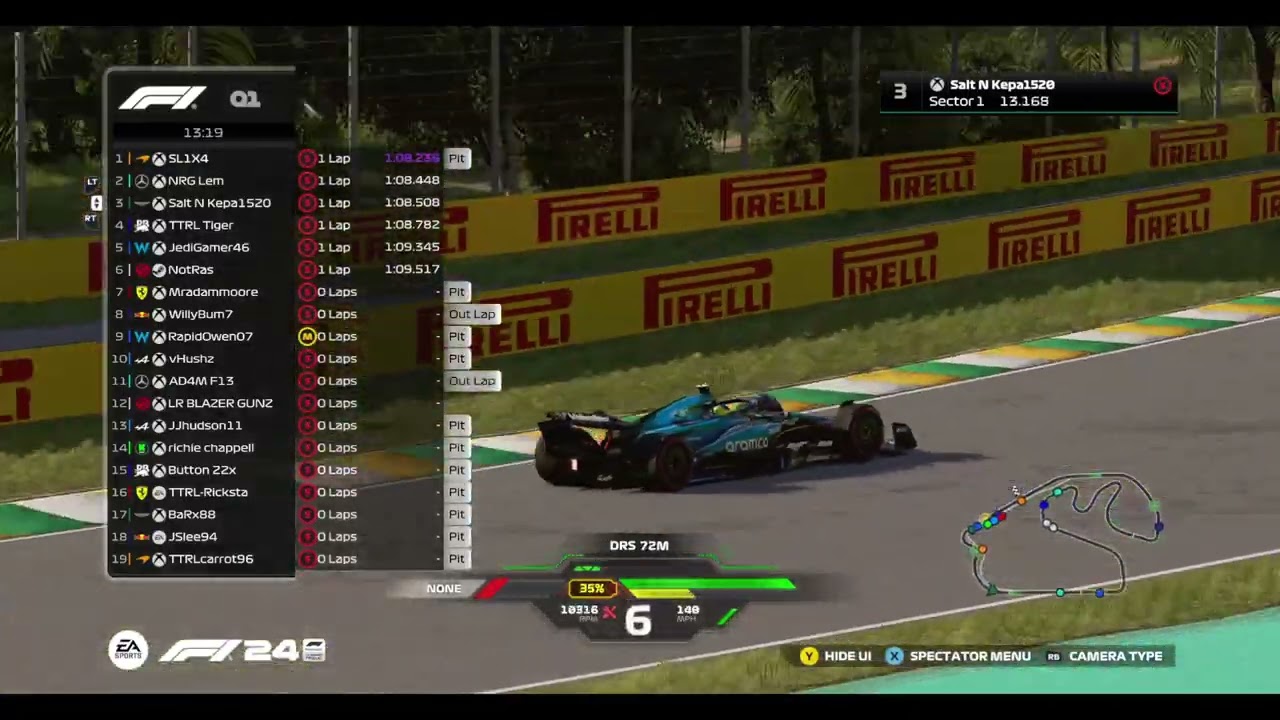 RSF1 Season 13 Division 2 Race 1 Sao Paulo Brazil