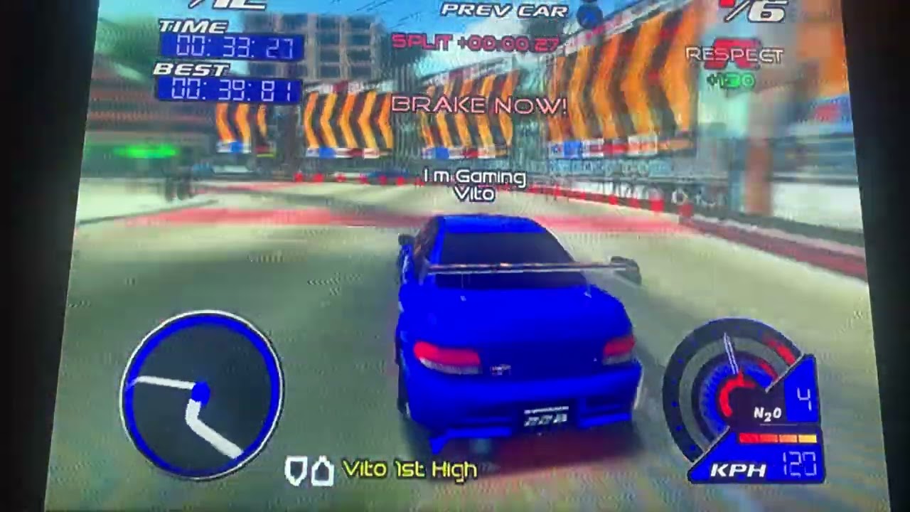 Juiced, PAL Version, Vito, Subaru Impreza 22B STi, Class 6 Championship 2/10 🏆 🏁