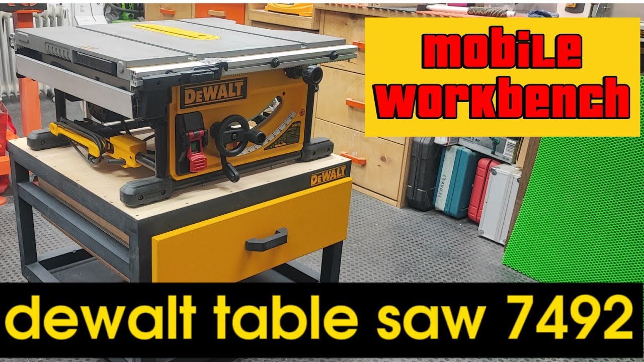 Simplest Mobile workbench for DEWALT 7492
