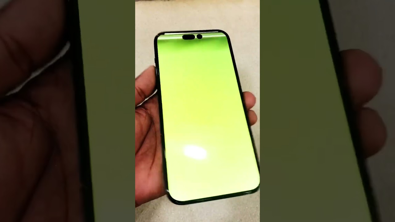 iphone 14 pro max green screen issue