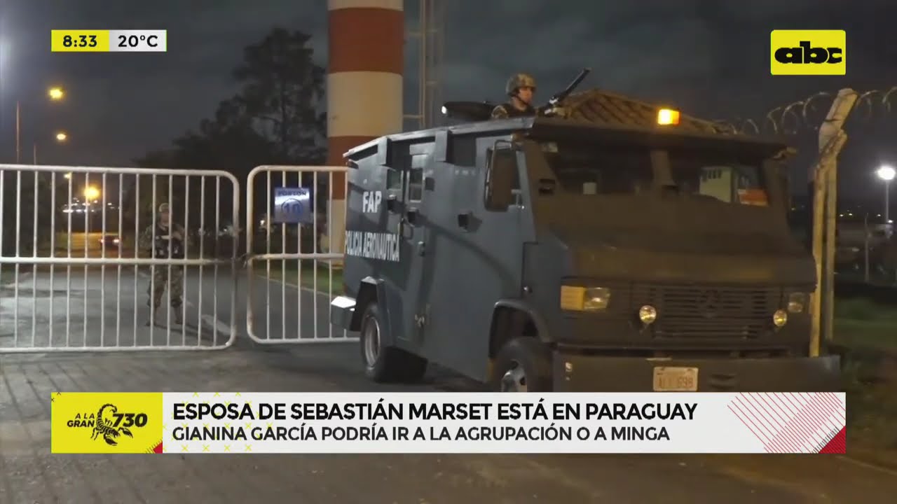 Esposa de Sebastián Marset ya está en Paraguay, a la espera de lo que decida el Juzgado