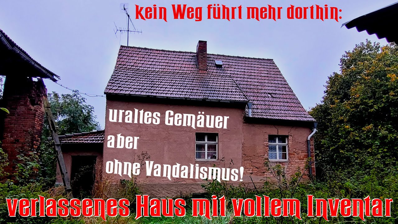 Lost Place: verlassenes Haus ohne Vandalismus | Night Riders Urbex