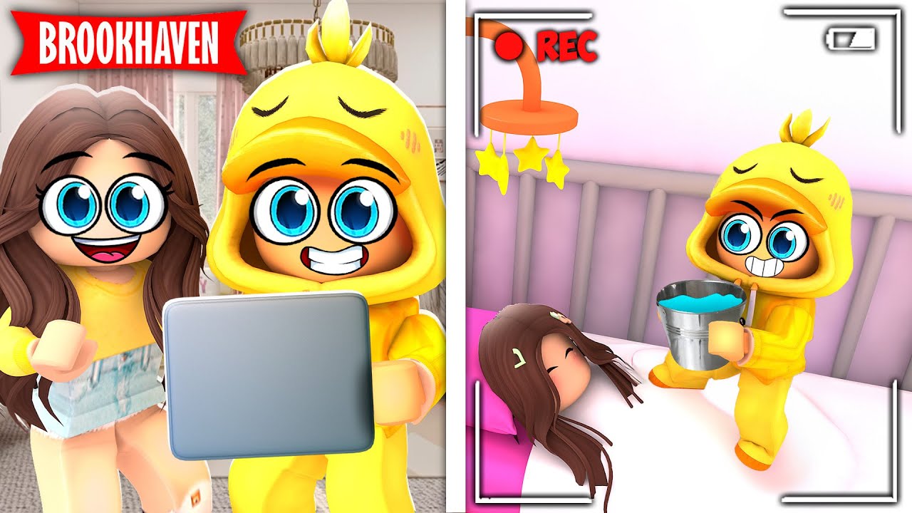 Onze Kinderen BESPIONEREN Met CAMERA'S Terwijl Ze Alleen Thuis ZIJN! (Roblox)