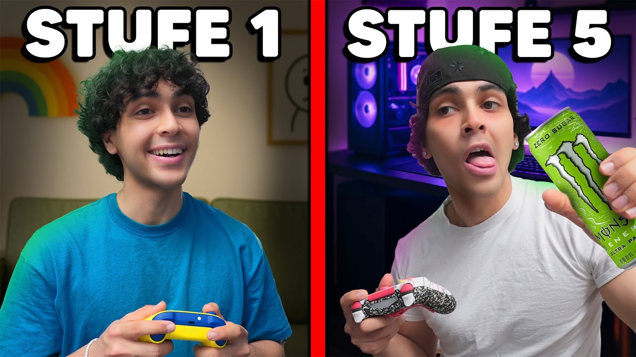 5 STUFEN die jeder GAMER durchmacht... 😳😂 | Mohi__07