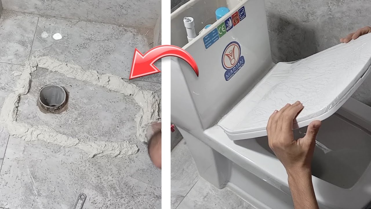 Toilet Installation in 4 Minutes | Step by Step