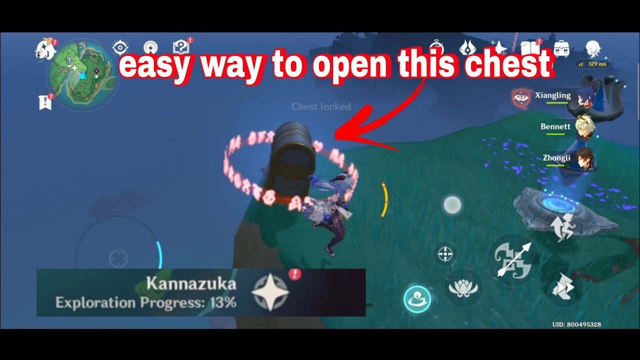 Locked Luxurious Chest at Kannazuka [ Inazuma ] - Genshin Impact