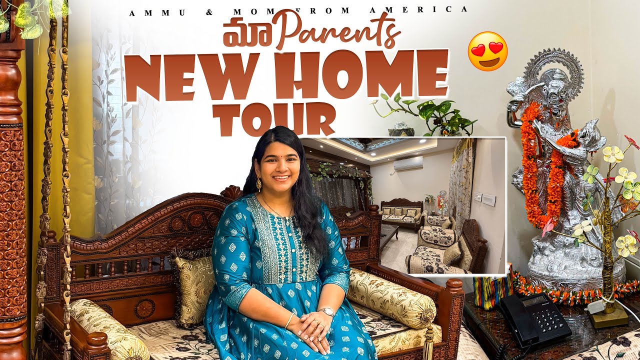 My Parents’ Home Tour | First Gated Community in Vijayawada | #hometourtelugu #teluguvlogsfromusa