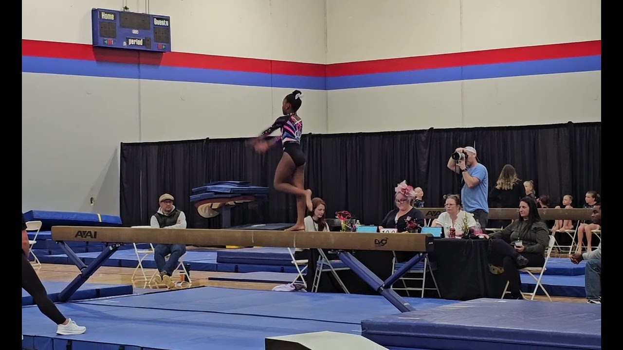 Derby Classic 2026 First place score 9.7 #jaiathegymnast #beamroutine #usagymnastics #fyp #1stplace 