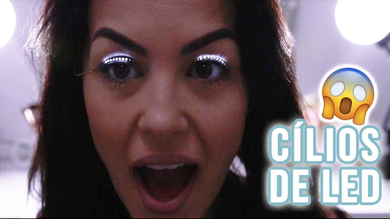REAGINDO AO FAMIGERADO CÍLIOS DE LED! DEU RUIM???