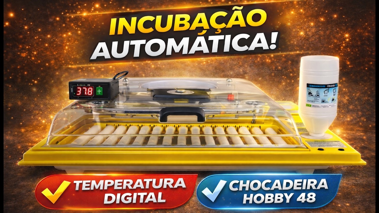 CHOCADEIRA ELÉTRICA AUTOMÁTICA HOBBY 48 - Configuração e AJUSTE temperatura termostato AGEON A103PID