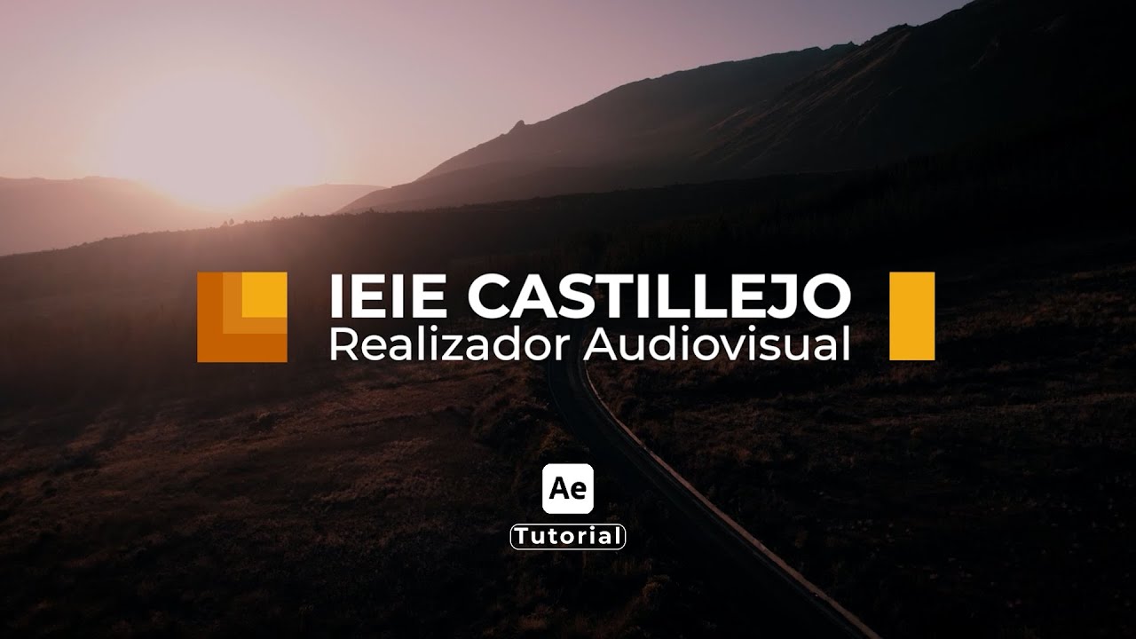 Animación de títulos en After Effects