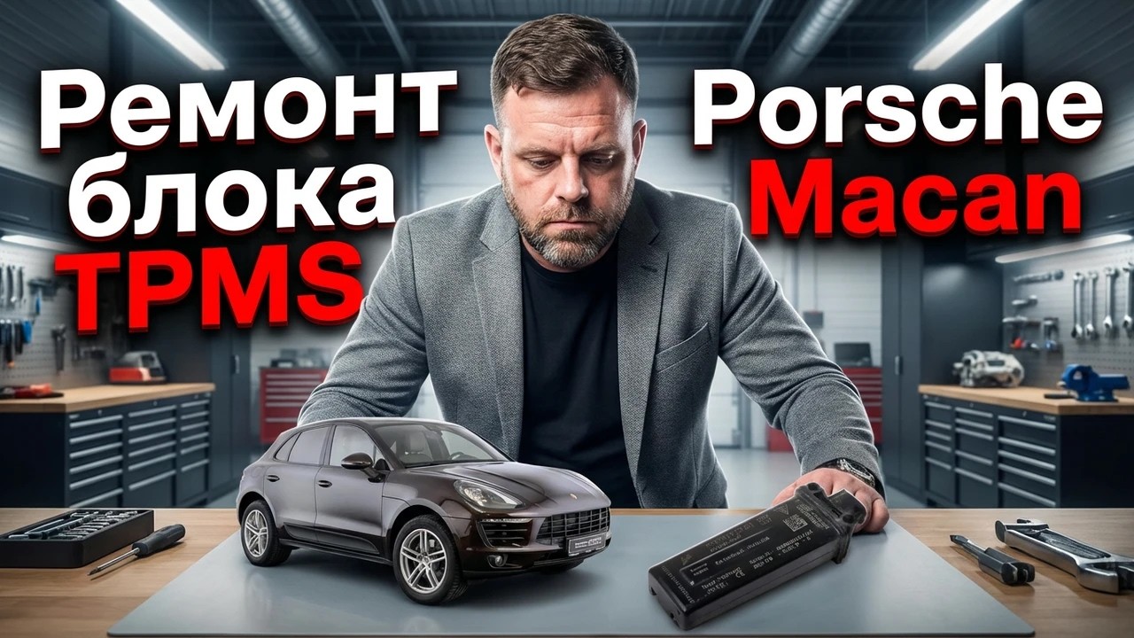 Ремонт блока TPMS Порш Макан