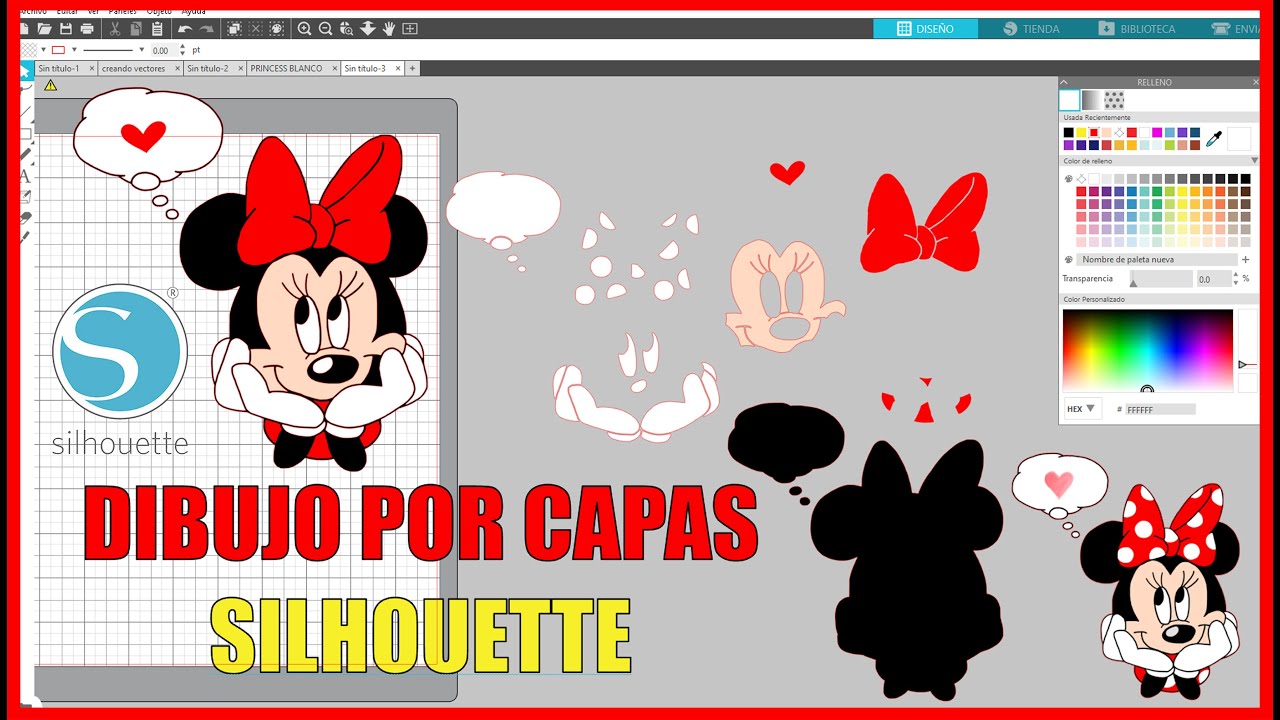 Cómo TRAZAR por COLORES en SILHOUETTE STUDIO - Yoseline Polett