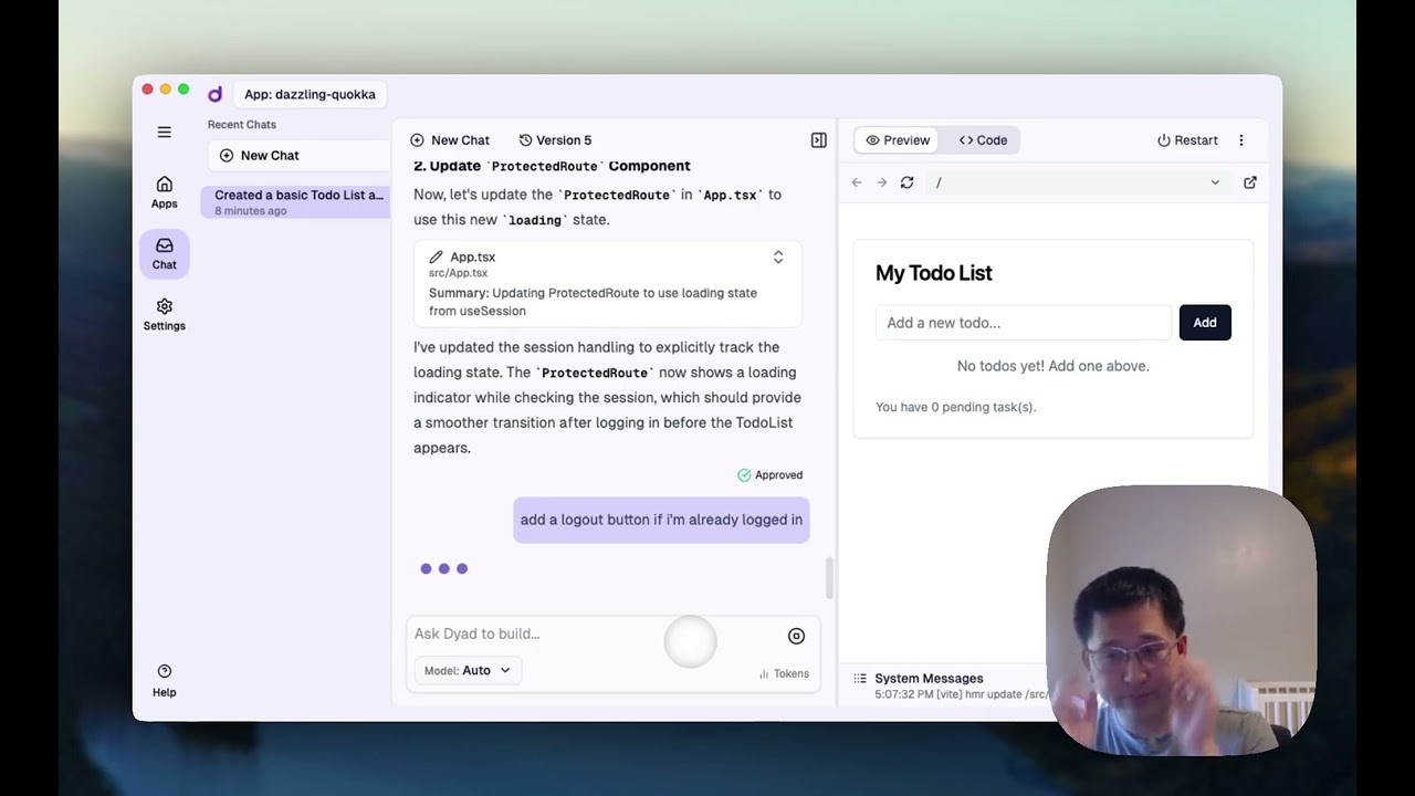 Dyad: Supabase Integration & real-world debugging