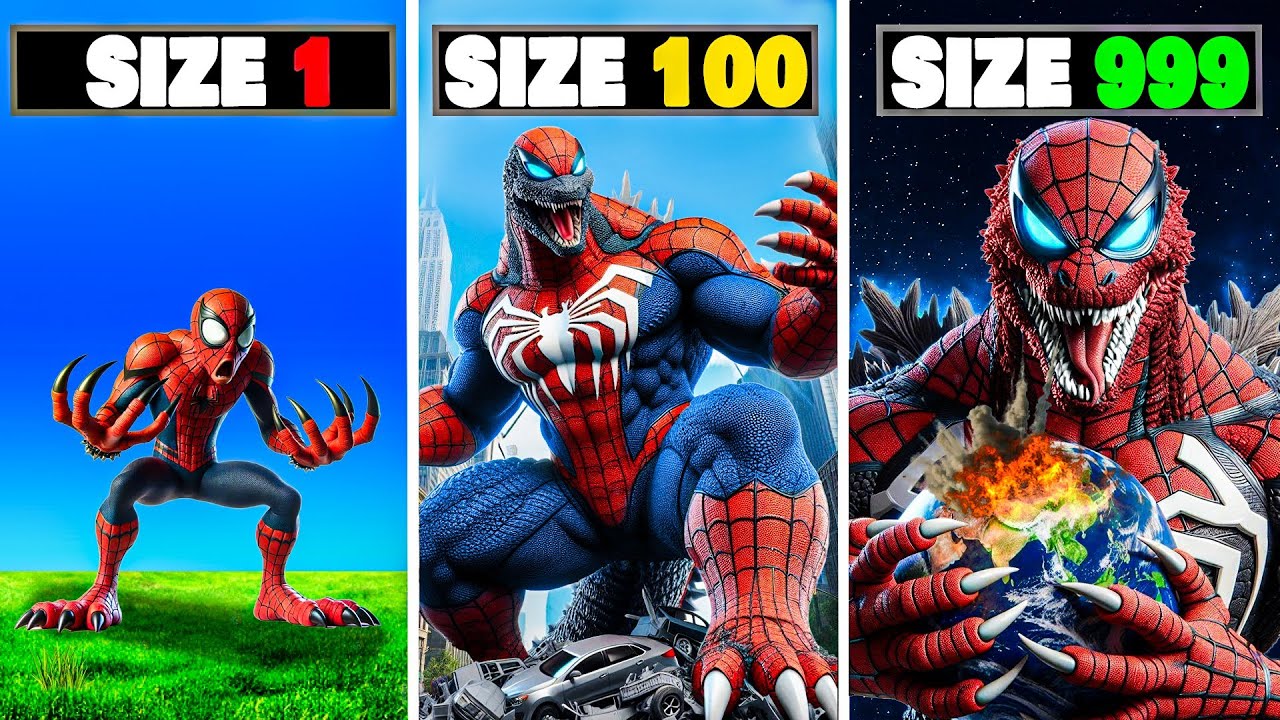 Upgrading to Godzilla SPIDERMAN in GTA 5