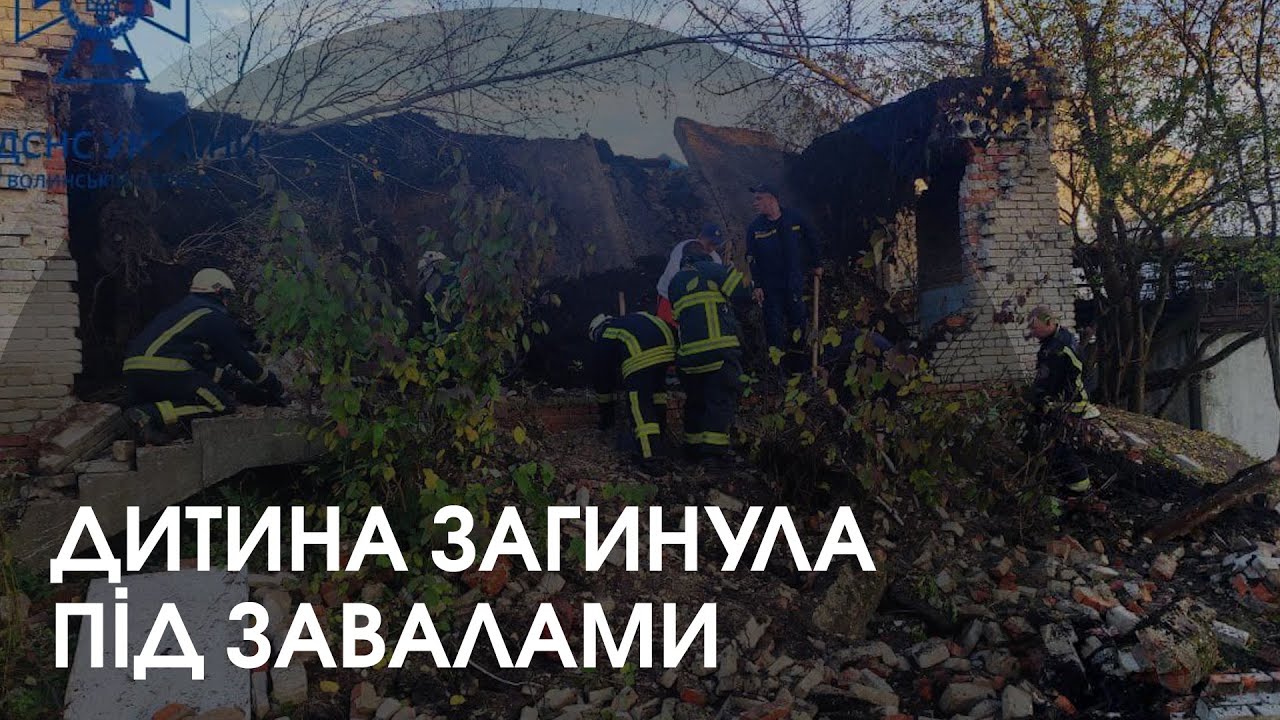У Любомлі на 8-річного хлопчика обвалилися бетонні плити