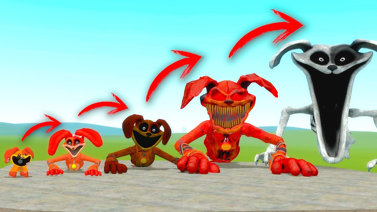 EVOLUTION OF DOGDAY BOSSES POPPY PLAYTIME CHAPTER 3 In Garry's Mod!