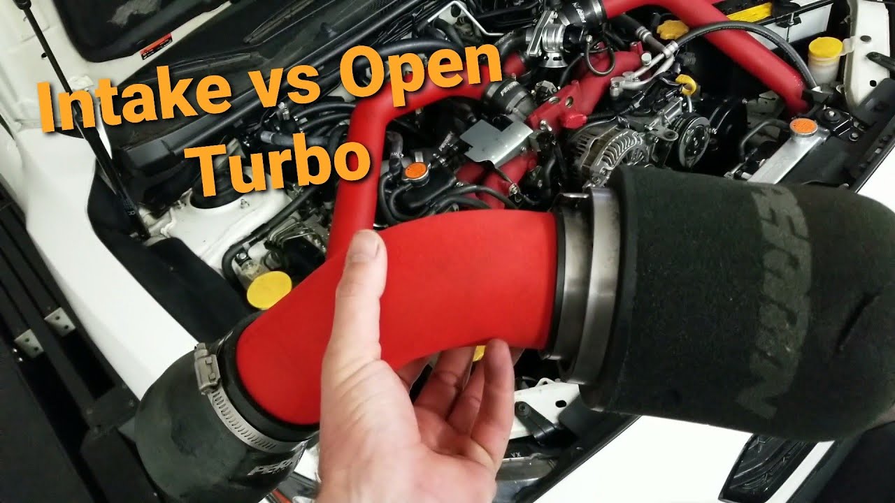 Tuning Tech. Big turbo gt35r Subaru STI intake filter vs open turbo. Which makes more power?
