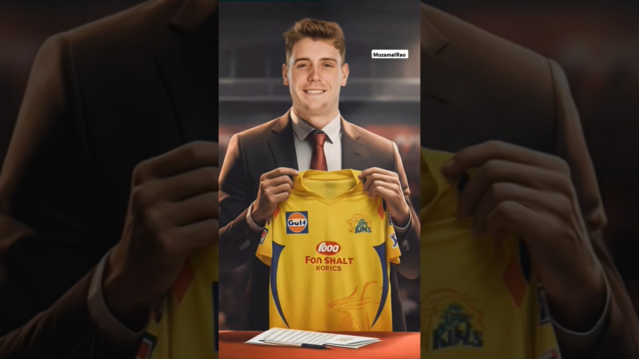 Cameron Green 🗣️ IPL 2026 CSK Team Playing 👌😎 MS Dhoni Captaincy 😘🥰 #ipl2026auction #iplnews #bcci