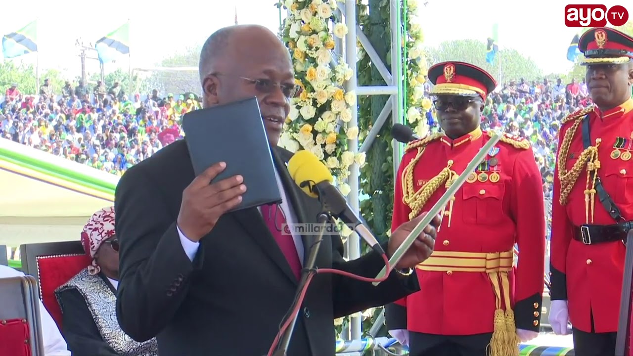 HIVI NDIVYO JPM ALIVYOKULA KIAPO CHA RAIS LEO DODOMA