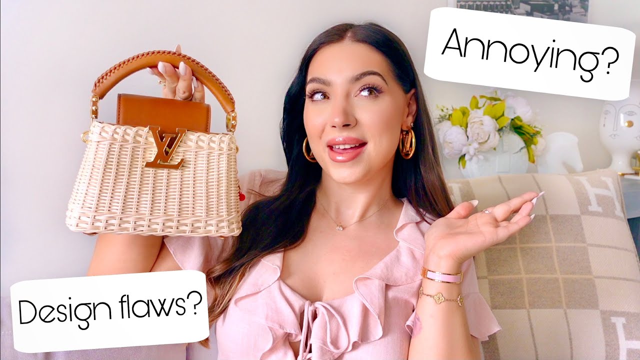 Louis Vuitton Wicker Capucines Review, Design Flaws, What Fits, Worth It?