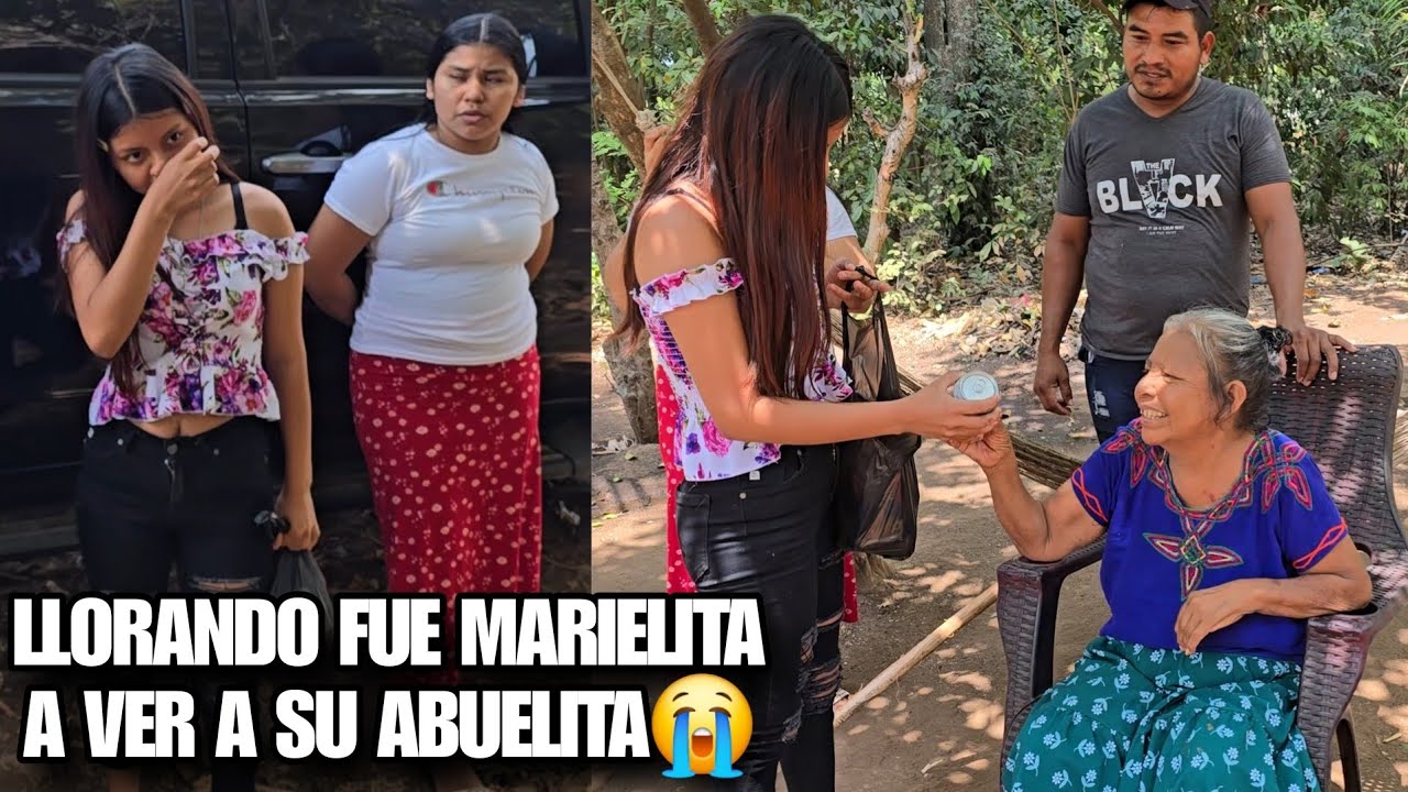 Hoy MARIELITA Fue A Visitar A Su Abuelita Despúes De Mucho Tiempo y Lloro😭