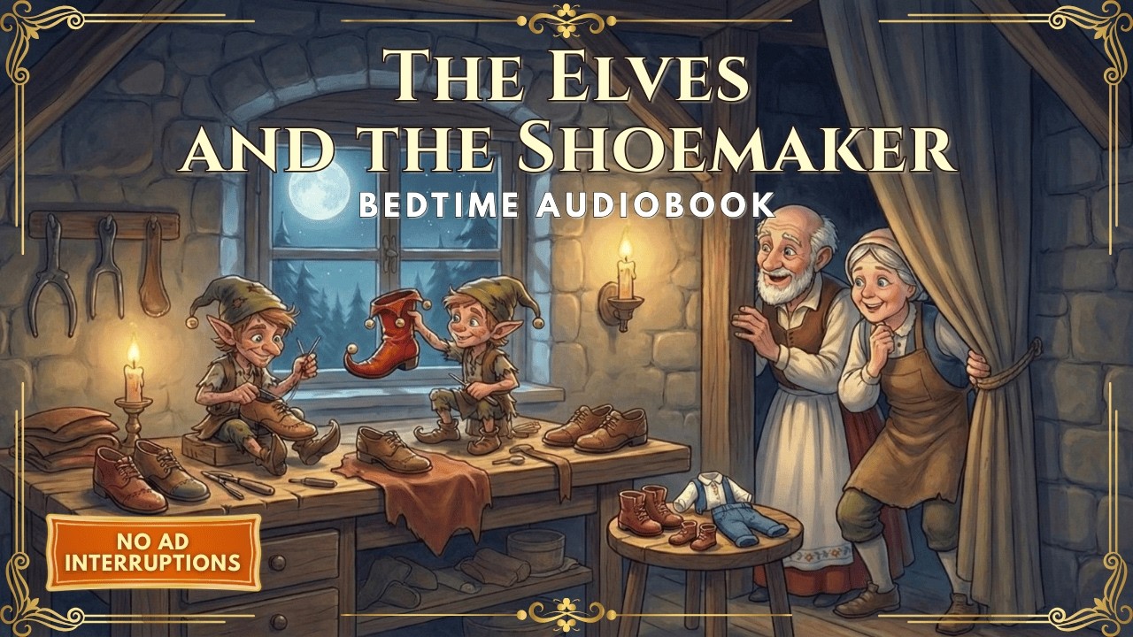 The Elves and the Shoemaker 👞 Audiobook | Grimm’s Fairy Tales for Children | 5 Min Bedtime Story