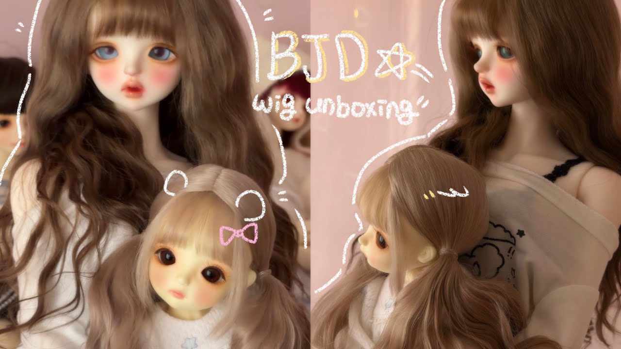 :: 구체관절인형 타오바오 가발 택배깡 (◍´ω`◍) | bjd taobao wig unboxing 