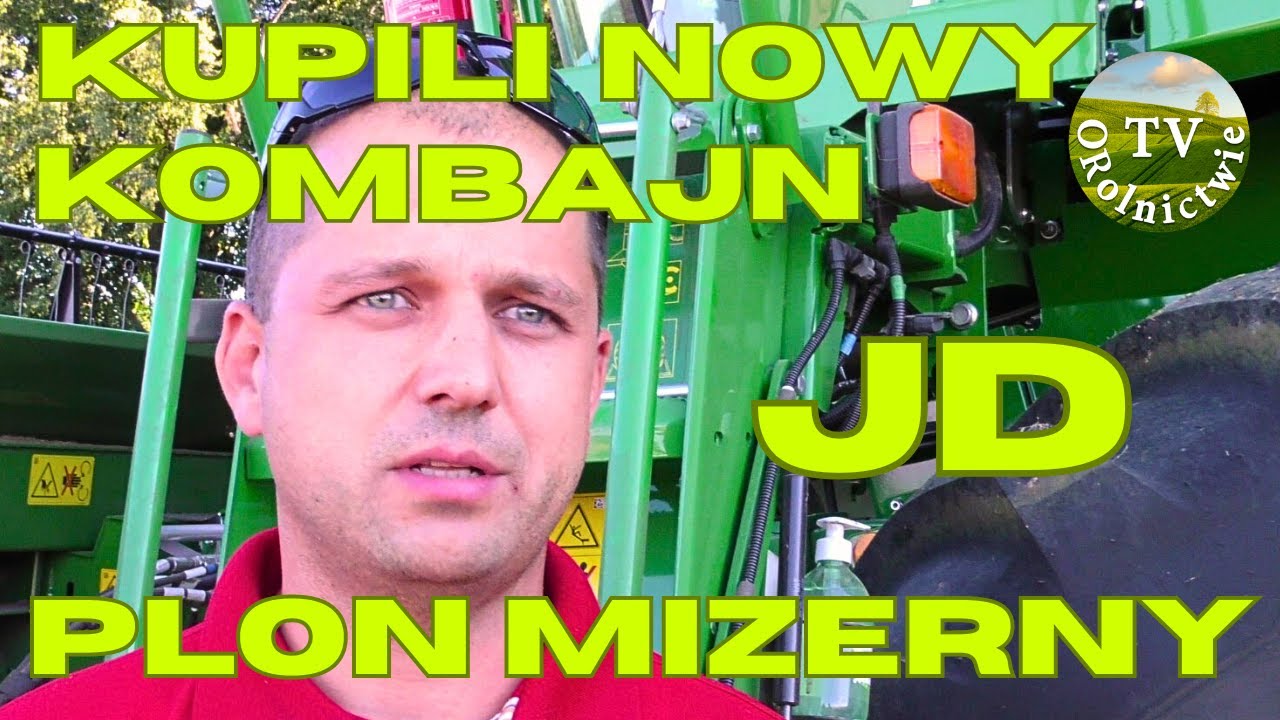 Nowy kombajn John Deere w akcji na polu